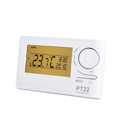 Termostat s podsvíceným LCD