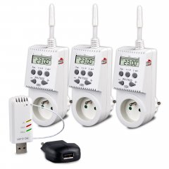Home Control set s termo-zásuvkami