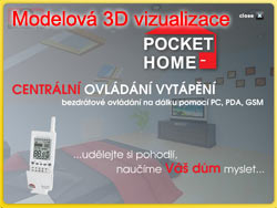 Inteligentní dům - 3D vizualizace